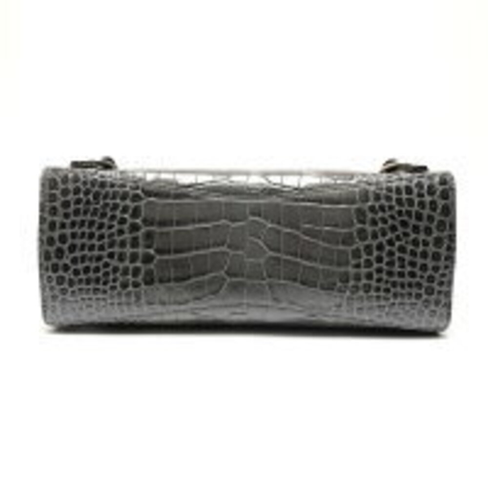 Balenciaga Neo City Embossed Leather Handbag Gray - Picture 7 of 13